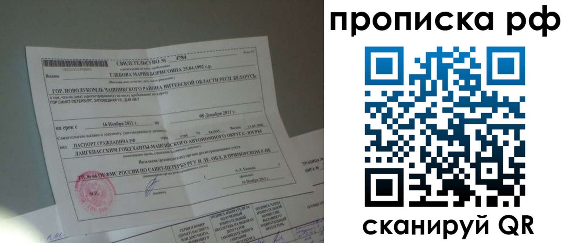временная прописка в Мурино
